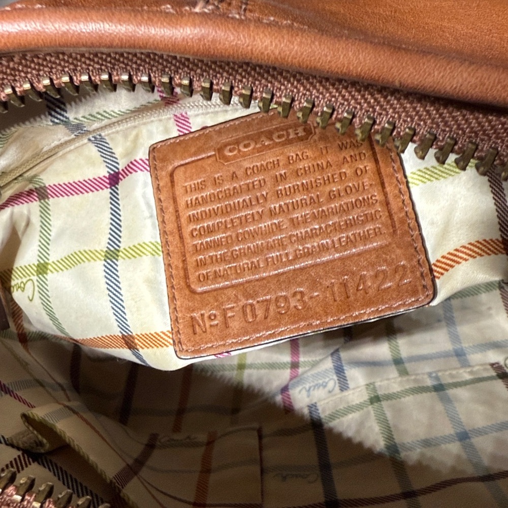 Coach Bleecker Burnished Whiskey Set - Shopper, Med Duffle, Slip Demi, Wallet - Picture 14 of 16